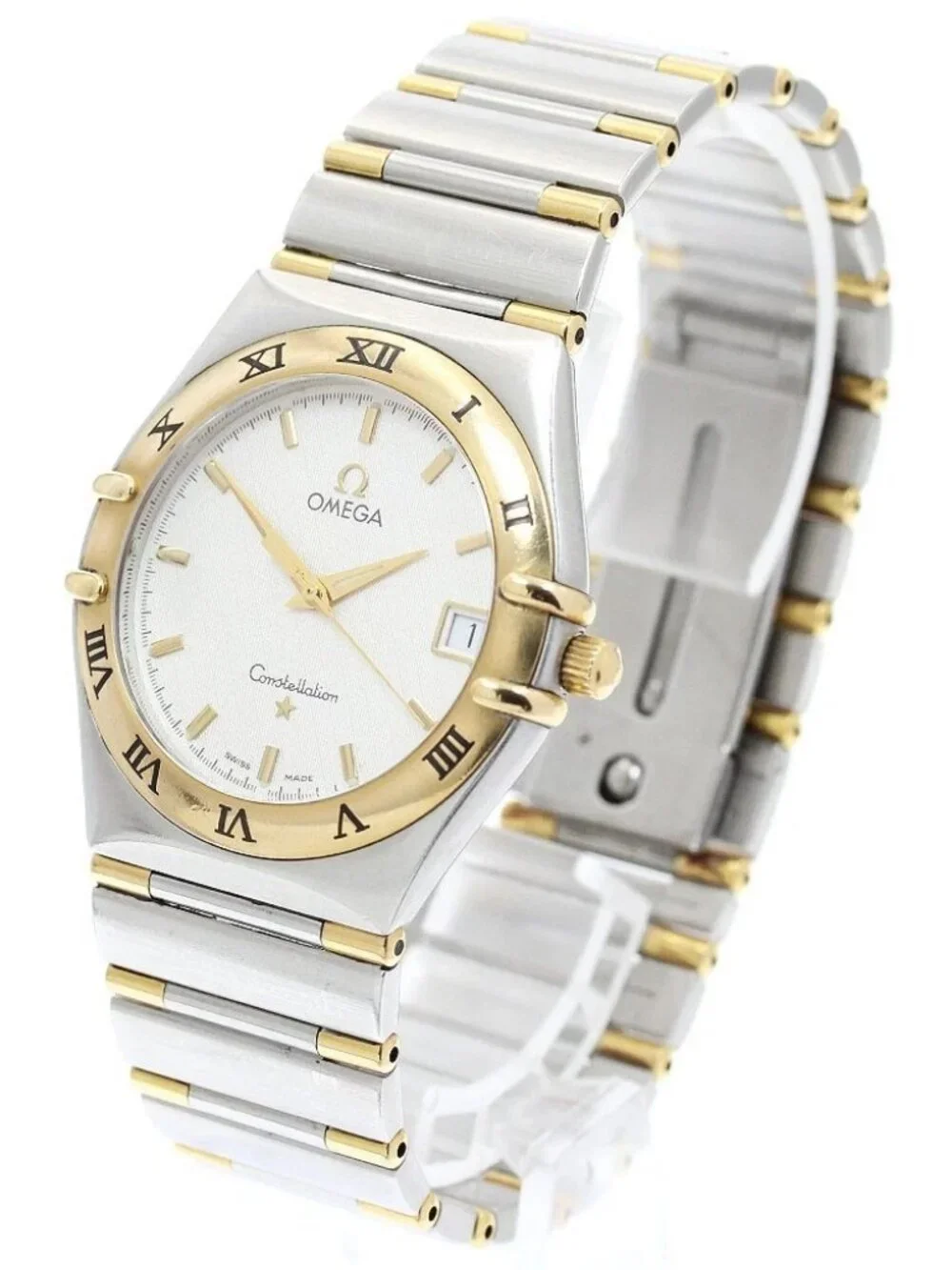 OMEGA Constellation 1312.30 Date white Dial Quartz Men's Watch_912133